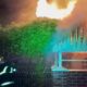 incendiu la flămânzi! acoperișul unei fântâni a luat foc din