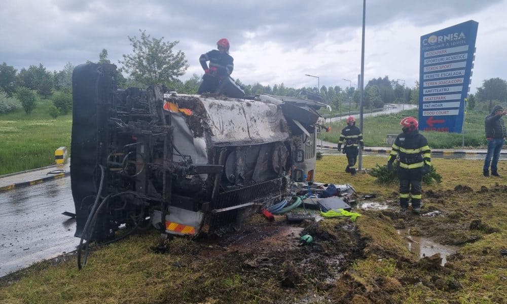 foto: accident la ieșirea din municipiul botoșani. un bărbat de