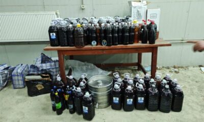 contrabandă cu băuturi și carne, oprită la frontiera stânca