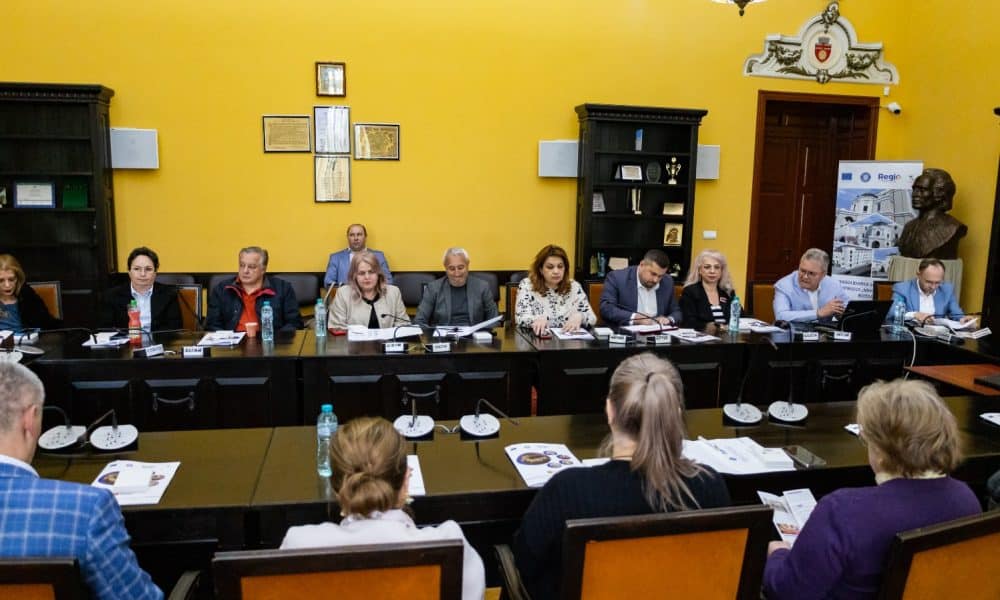conferința de închidere a proiectului privind „consolidarea și restaurarea teatrului