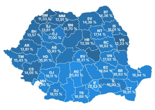 alegeri prezidențiale 2025. prezență la urne în botoșani: doar 14,36