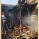 incendiu la concești! o bucătărie de vară și acoperișul unei
