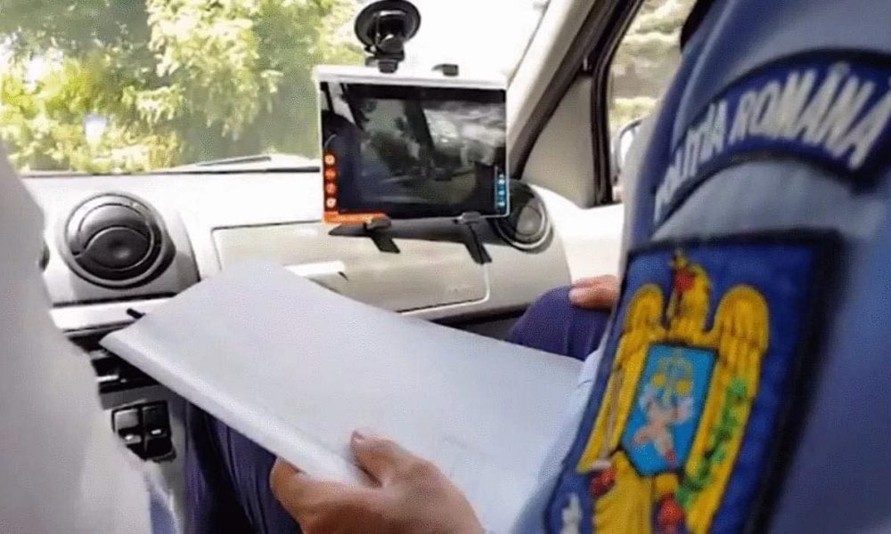 „haiduc” din vorona, dat jos de la volan de polițiști.