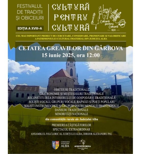15 iunie: festivalul concurs „cultură pentru cultură” 2025 începe. prima etapă,
