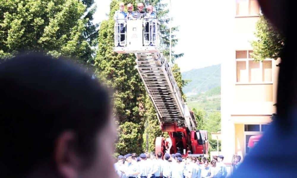 foto: exercițiu de evacuare la colegiul național militar „mihai viteazul”