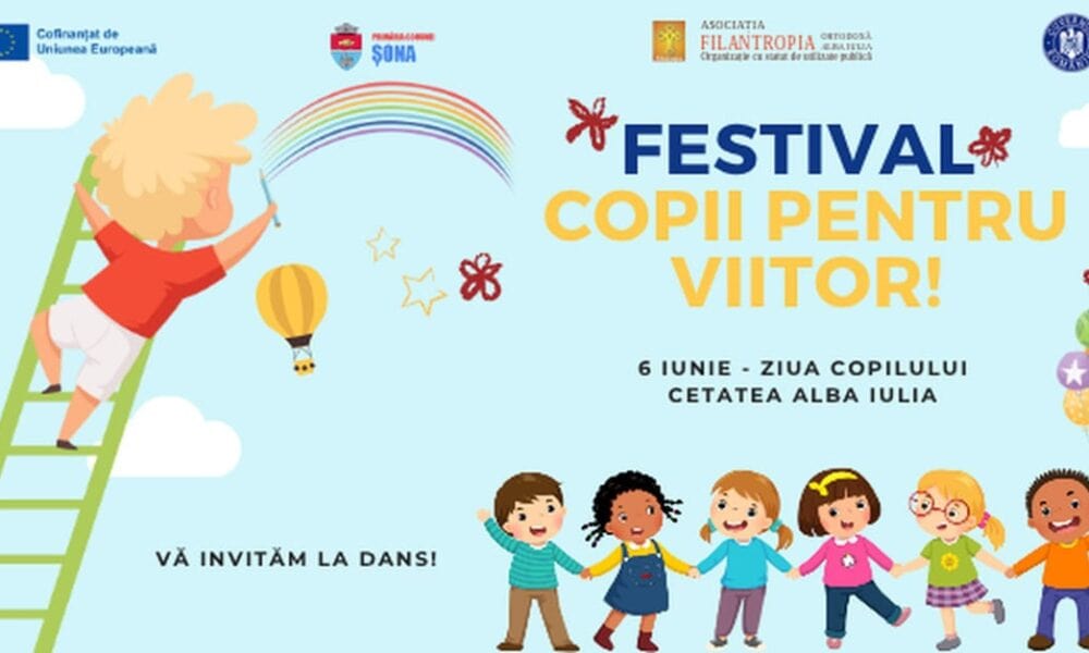 vineri: festivalul „copii pentru viitor”, la alba iulia. flashmob cu