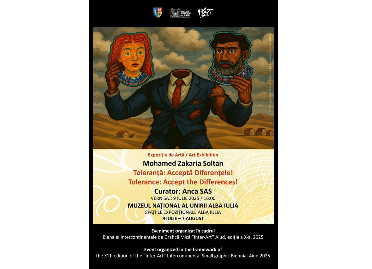 expoziția „tolerance: accept the differences” semnată de artistul egiptean mohamed
