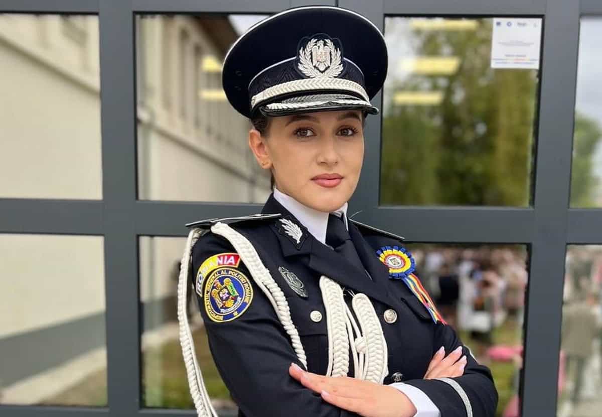 foto: o absolventă a academiei de poliție „alexandru ioan cuza”