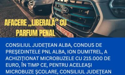 comunicat psd alba: afacere „liberală” cu parfum penal – microbuze