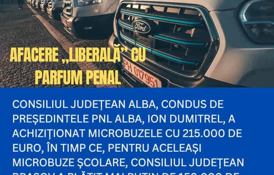comunicat psd alba: afacere „liberală” cu parfum penal – microbuze