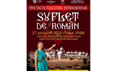 duminică: „suflet de român”, spectacol folcloric extraordinar la palatul principilor