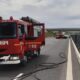 incendiu pe autostrada a10, turda – aiud. un autoturism a