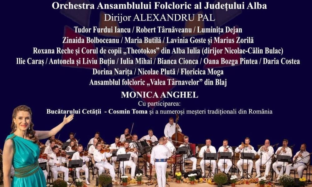 „suflet de român”, spectacol folcloric la alba iulia, duminică, în