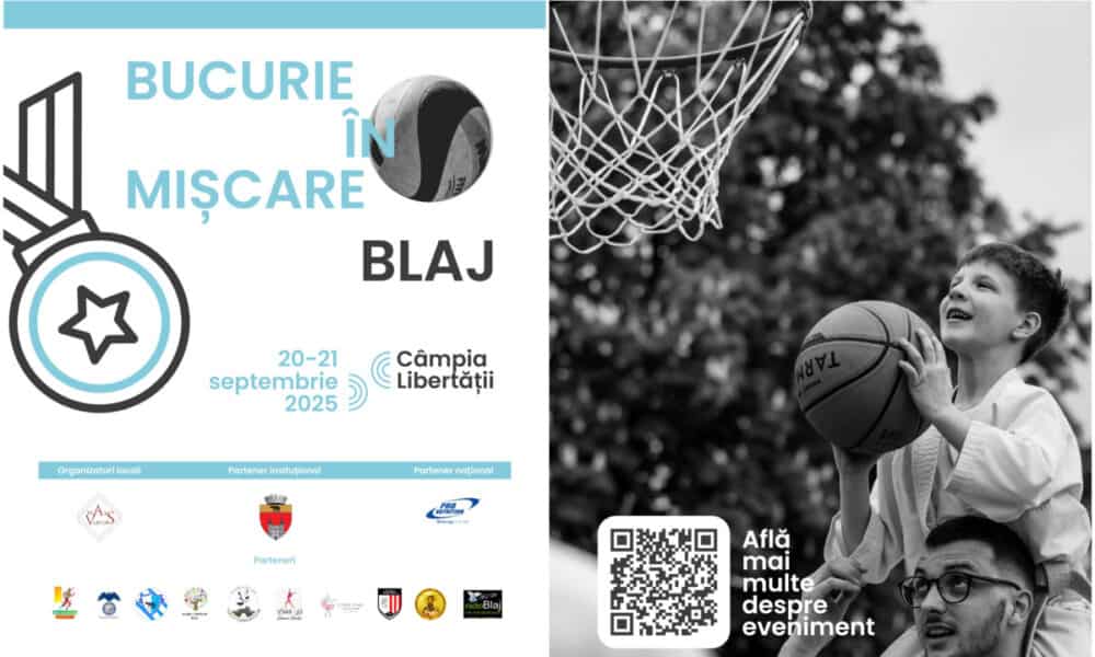 20 21 septembrie: „bucurie în mișcare”, eveniment dedicat promovării sportului de