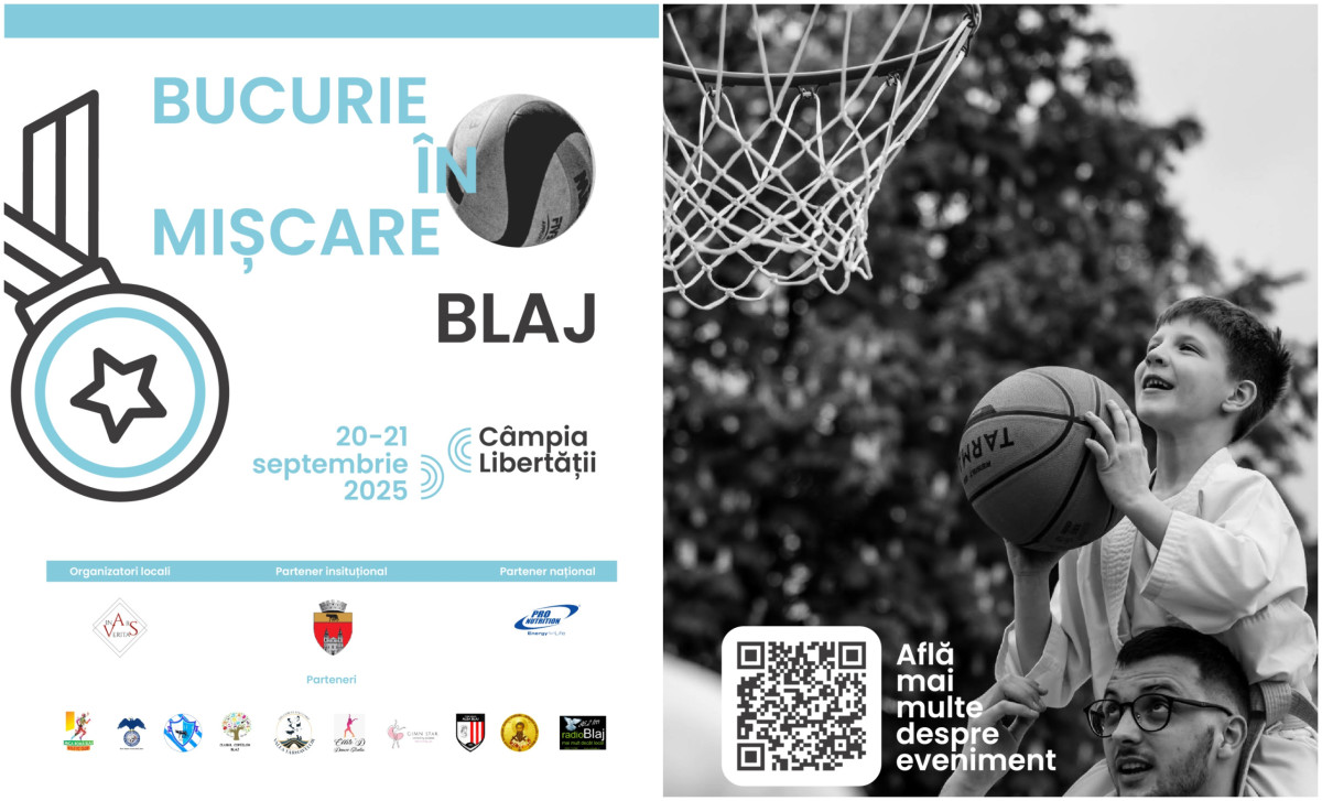 20 21 septembrie: „bucurie în mișcare”, eveniment dedicat promovării sportului de