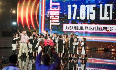 video ansamblul „valea târnavelor” a scris istorie la ”the ticket”