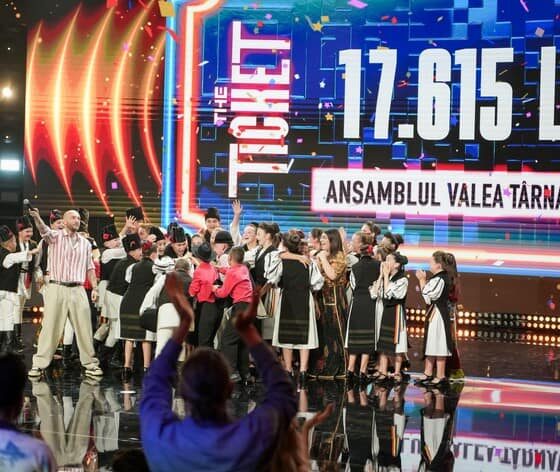 video ansamblul „valea târnavelor” a scris istorie la ”the ticket”