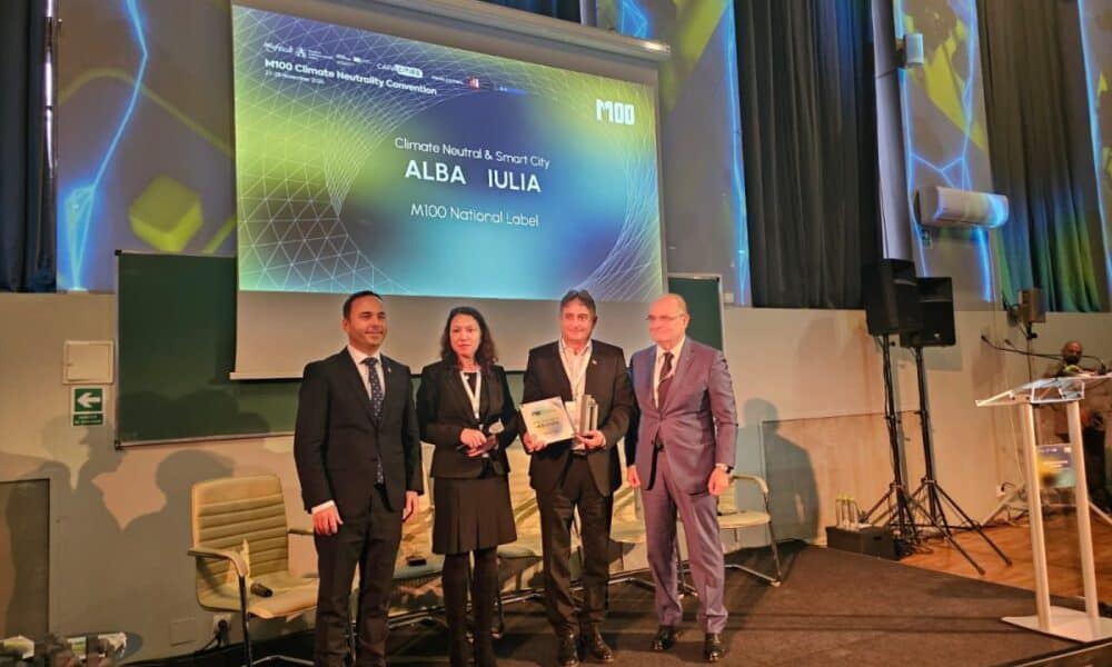 alba iulia a primit trofeul și distincția „m100 label” în