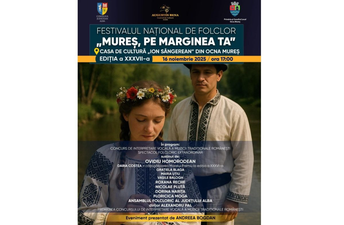 duminică: festivalul de folclor „mureș, pe marginea ta”. tradiție, tineri