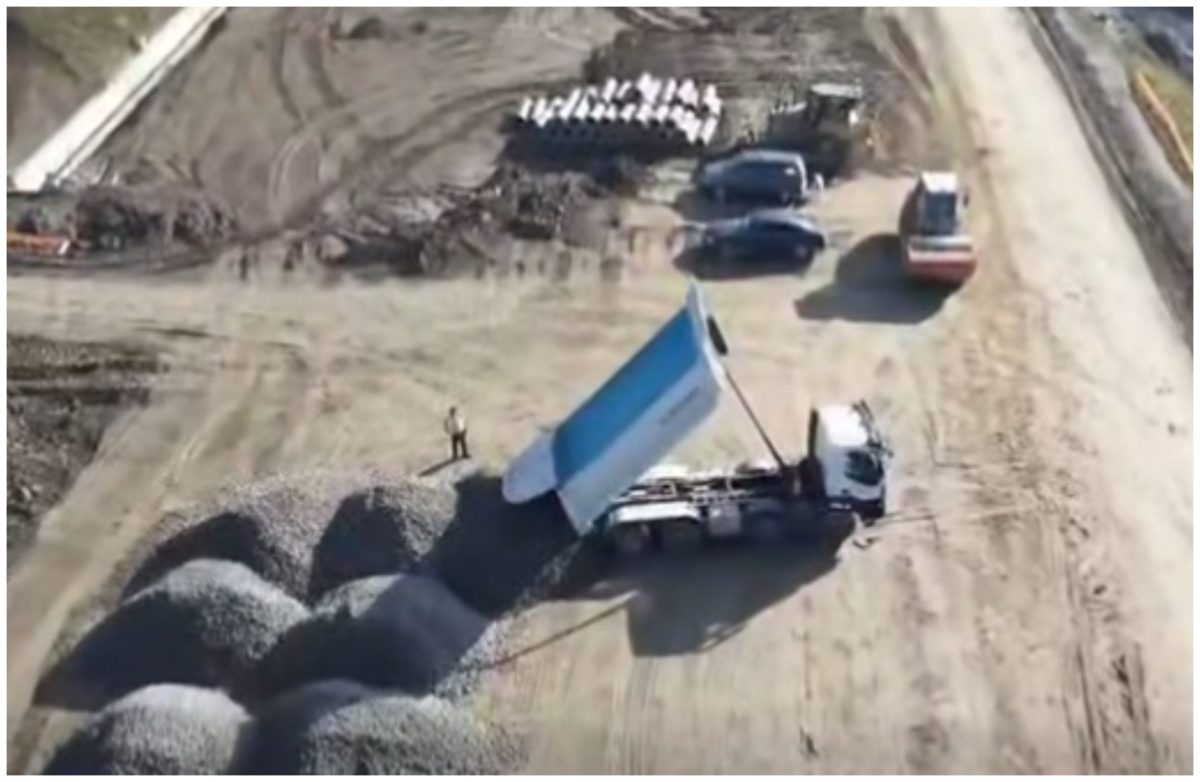 video: autostrada sibiu – pitești. constructorul a mobilizat în șantierul