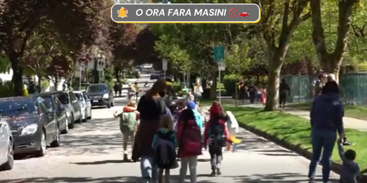 conceptul „school street” ar putea fi implementat la cugir. străzile