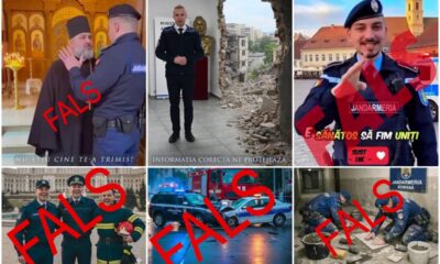 video jandarmeria avertizează: „nu tot ce pare real, este real”.