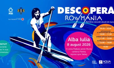 sâmbătă, 8 august: competiția de vâslit „descoperă rowmania”, la alba